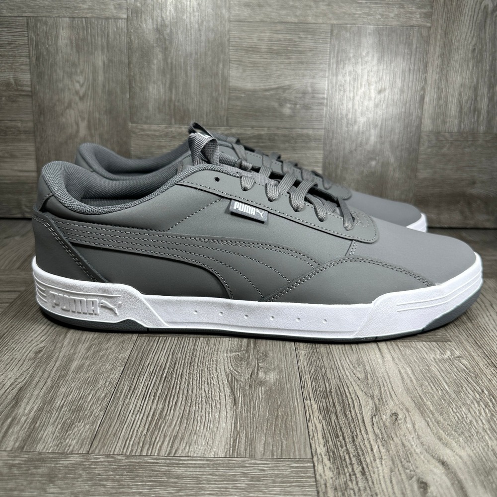 Puma Skate C Buck Cool Mens 13 Grey Low Top Casual NEW 403556-02